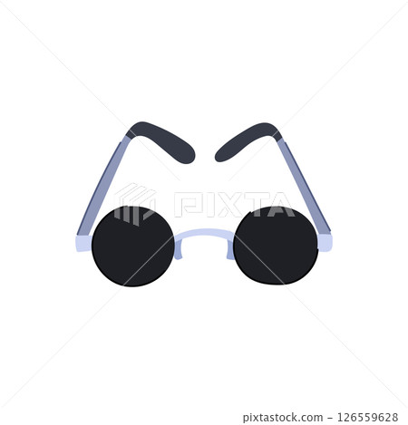 accessibility glasses for the blind cartoon vector illustration accessibility glasses for the blind cartoon vector illustration 126559628