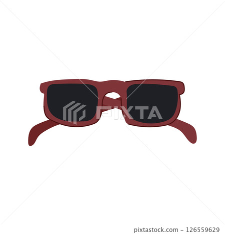 vision glasses for the blind cartoon vector illustration 126559629