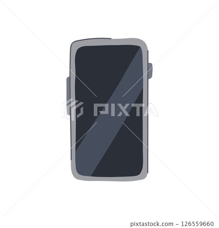 stemless electronic translator cartoon vector illustration 126559660