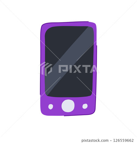 champagne electronic translator cartoon vector illustration 126559662
