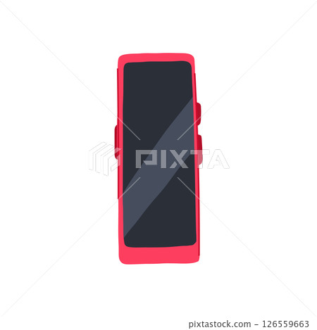 crystal electronic translator cartoon vector illustration 126559663