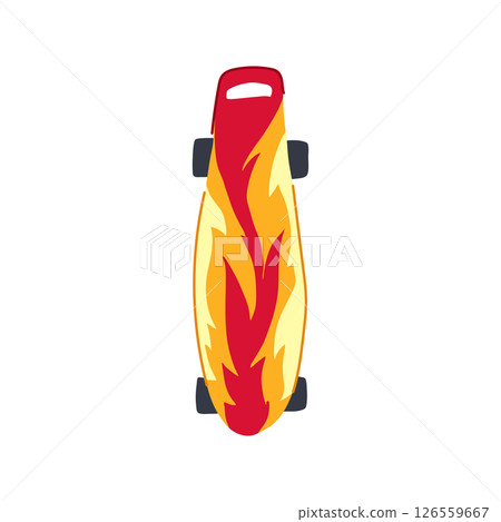 charger electric skateboard cartoon vector illustration charger electric skateboard cartoon vector illustration 126559667