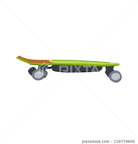 remote electric skateboard cartoon vector illustration 126559668