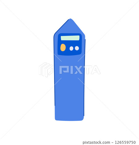 sync digital bookmark cartoon vector illustration 126559750