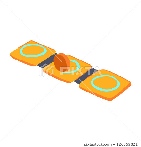 compatible charging mat cartoon vector illustration compatible charging mat cartoon vector illustration 126559821