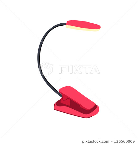 flexible book light cartoon vector illustration 126560009