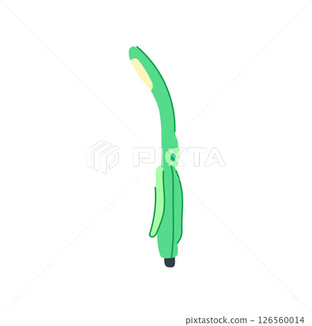 clipon book light cartoon vector illustration 126560014