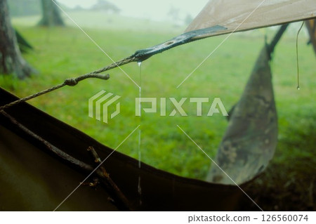 Rainy camping tarp Rainy camping tarp 126560074
