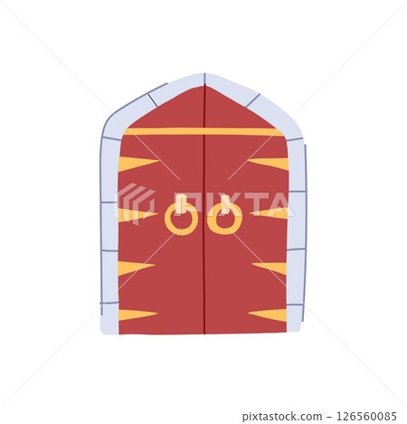 portal ancient medieval door cartoon vector illustration portal ancient medieval door cartoon vector illustration 126560085