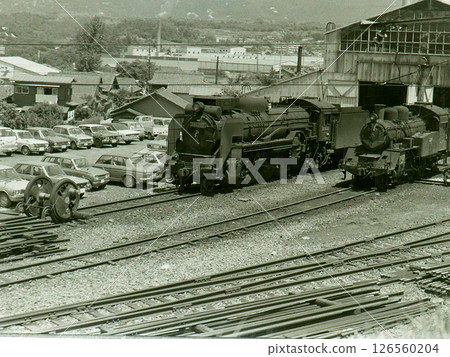 Old steam locomotive scenery 126560204