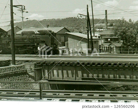 Old steam locomotive scenery 126560206
