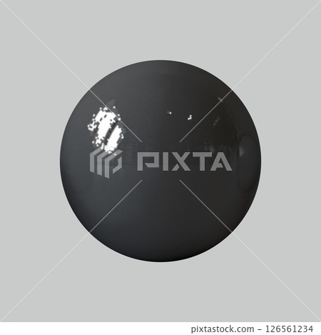Realistic glossy glass ball.Abstract 3D light bubble with glare.Geometric abstract shape. 126561234