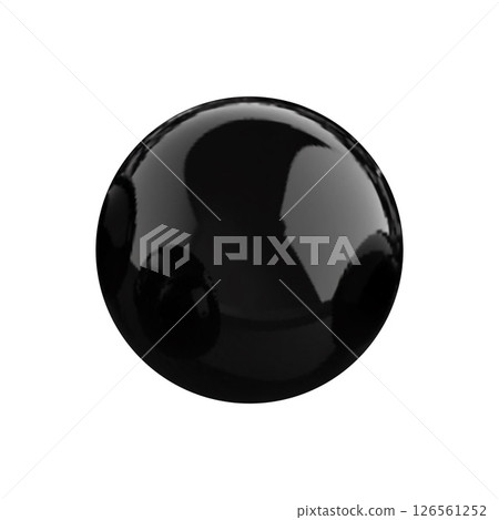 Realistic glossy glass ball.Abstract 3D light bubble with glare.Geometric abstract shape. Realistic glossy glass ball.Abstract 3D light bubble with glare.Geometric abstract shape. 126561252
