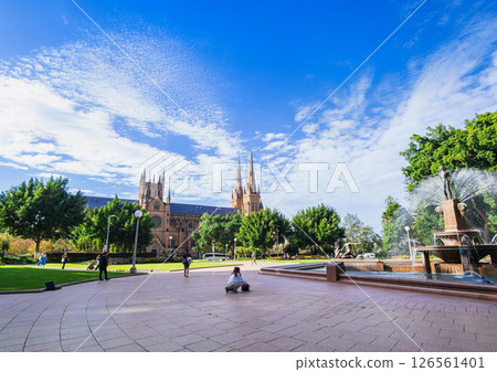 雪梨海德公園與聖瑪麗大教堂 126561401