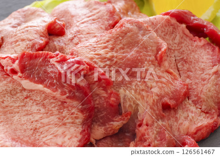 thick-sliced beef tongue thick-sliced beef tongue 126561467