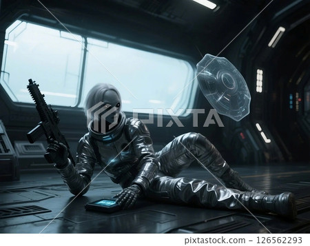 太空人類型的外星人 太空人類型的外星人 126562293