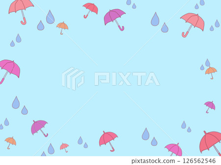 雨傘背景 126562546