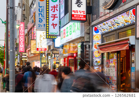 Tokyo, Shin-Okubo Main Street 126562681