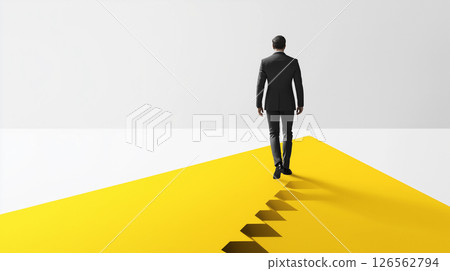 商人成長歷程的象徵 126562794