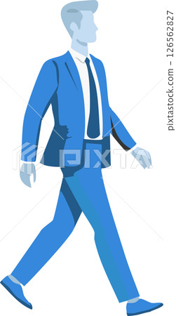Walking businessman 126562827