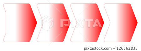 Arrow Direction Progress Red Arrow Direction Progress Red 126562835