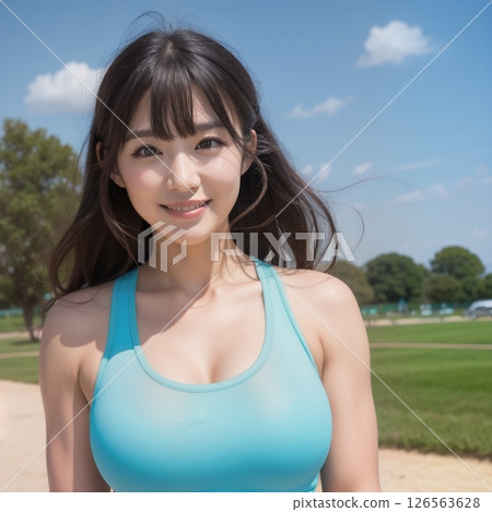 我的飲食減肥進展順利。運動員 126563628