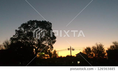 Dusk sky Dusk sky 126563885