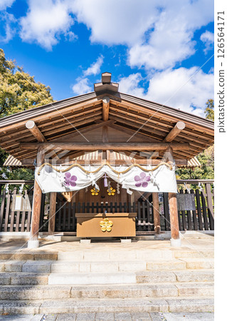 Kamimiya Tenmangu Shrine, Heiden (Kitayama Tenjin-san), the second oldest Tenmangu shrine in Japan, Tenjincho, Takatsuki City, Osaka Prefecture 126564171