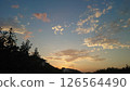 山上的日落 126564490