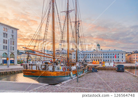 Helsinki city skyline, cityscape of Finland Helsinki city skyline, cityscape of Finland 126564748