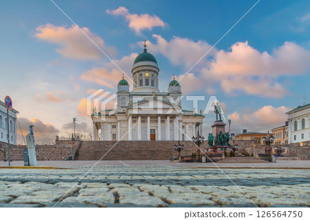 Helsinki Cathedral in the centre of Helsinki, Finland 126564750