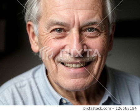 Smiling Elderly Man Portrait 126565184