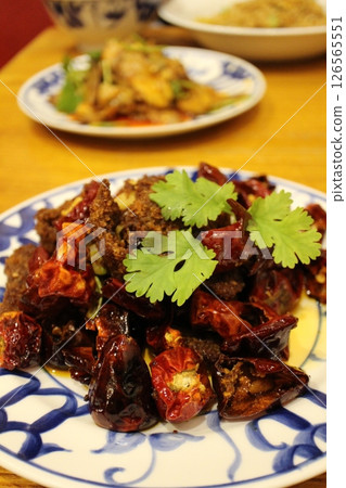 川菜:香辣牛肉(香炒牛肉) 川菜:香辣牛肉(香炒牛肉) 126565551
