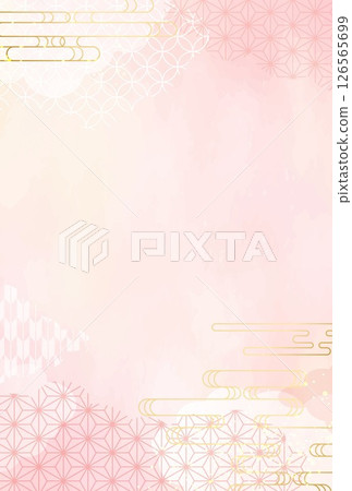 粉紅色日本圖案背景垂直 粉紅色日本圖案背景垂直 126565699