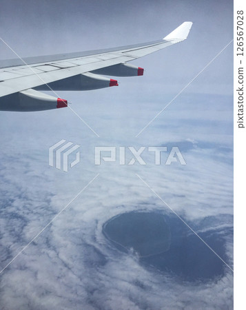 Landscape seen from an airplane 126567028
