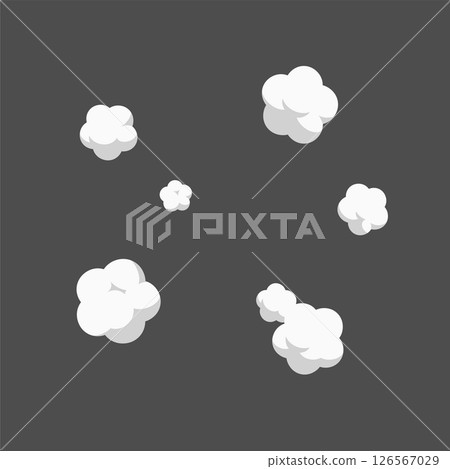 Smoke explosion effect material 126567029