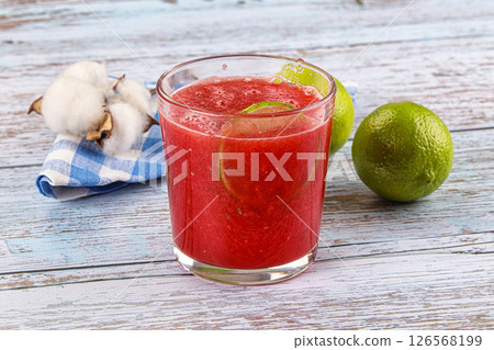 Cold and sweet Watermelon smoothie Cold and sweet Watermelon smoothie 126568199