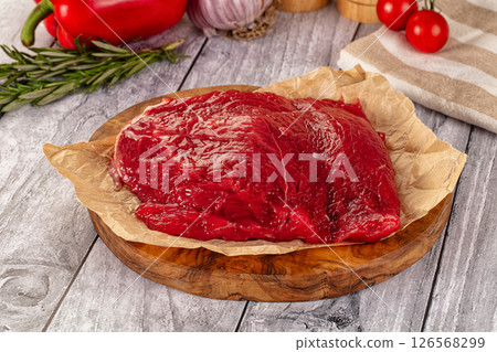 Raw beef meat fillet for cooking Raw beef meat fillet for cooking 126568299