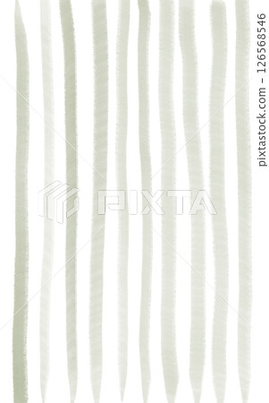 Background with hand painted olive green vertical watercolor stripes. Rough shapes for summer, italian design, menu, web, banners 126568546