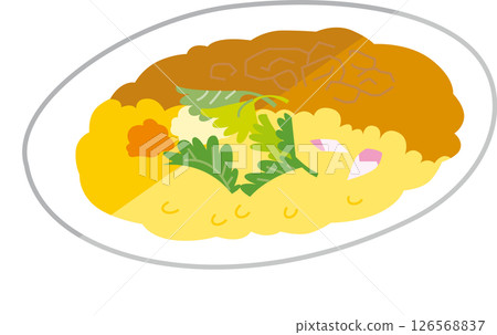 黃米飯和咖哩 黃米飯和咖哩 126568837