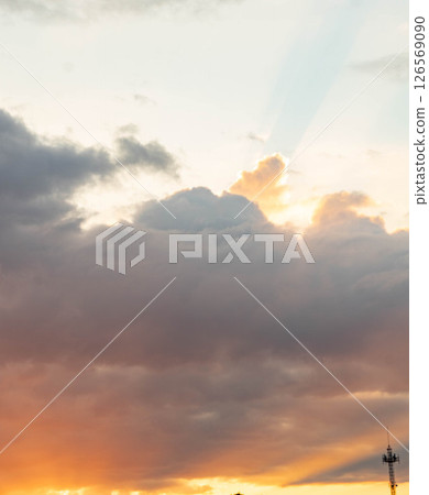 Rays of Sun After Clouds 126569090