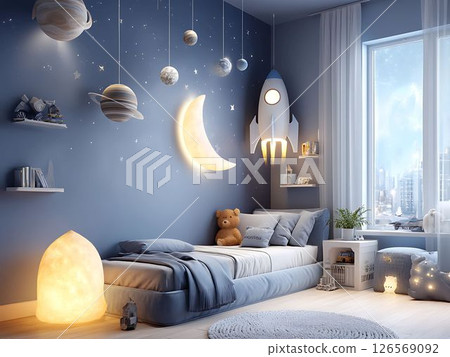 時尚的兒童房 126569092