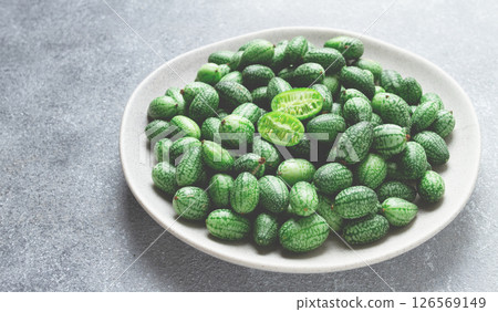 African cucumber, Mexican cucumber, mouse melon, Melothria, 126569149