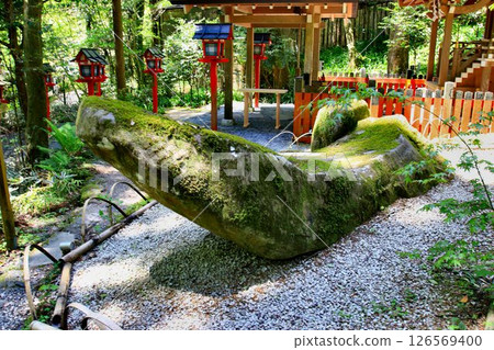 位於京都鴨川源頭貴船川沿岸…貴船神社、中社[京社] 126569400