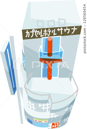 capsule hotel 126569454