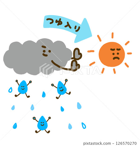 雨季的插圖 126570270