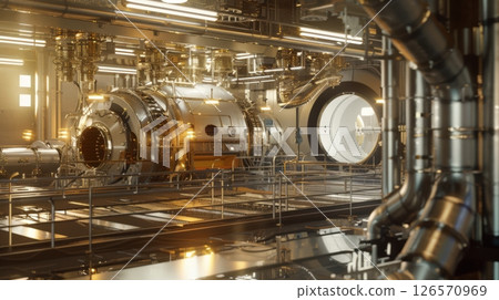 Industrial Technologies And Settings Showcasing Their Innovation 126570969