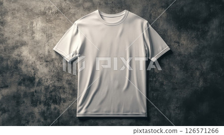Blank T-Shirt. Apparel Mockup For Your Design 126571266