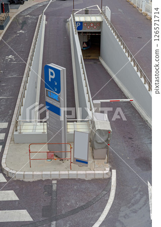 Underground Parking Garage Monaco 126571714