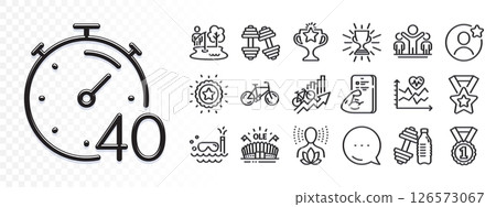 Sports arena, Dumbbells and Victory line icons for web app. Glare of light effect. Message icon. Pack of Best rank, Best friend, Yoga balance pictogram icons. Vector Sports arena, Dumbbells and Victory line icons for web app. Glare of light effect. Message icon. Pack of Best rank, Best friend, Yoga balance pictogram icons. Vector 126573067